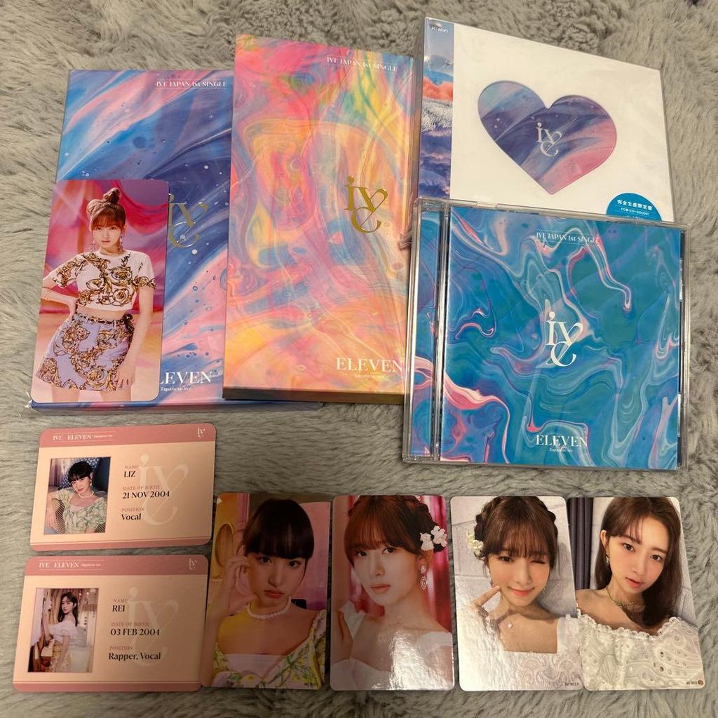 [USED] IVE ELEVEN Japanese ver First Edition I Edition V Edition FC Edition Regular Edition