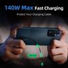 Convertor USB Tip C Male la Femelă PD 140W Încărcare Rapidă Adaptor USB-A la Tip-C, pentru Steam Deck Unghi de 180 Grade