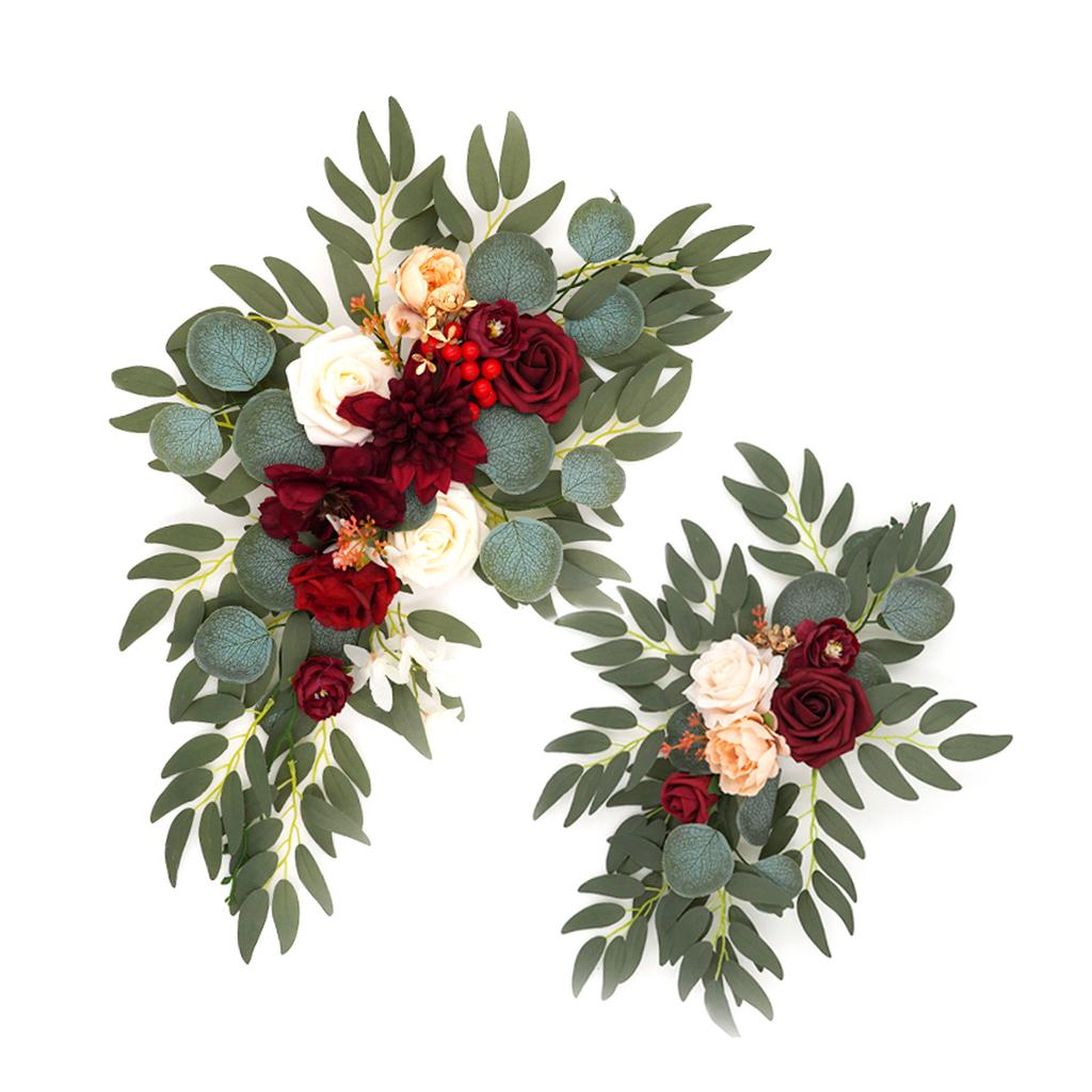 Kit de Flores Artificiales para Arco de Boda Flores Artificiales para DIY Fiesta Ceremonia Recepción Fondo Decoración Floral