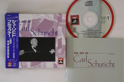 CD CARL SCHURICHT, WIENER PHILHARMONIK - Art Of Carl Schuricht TOCE6841 ANGEL 1991 Japan Obi Classical Used