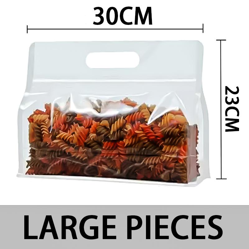 Silikon-Aufbewahrungstasche für Kürbis-Frischhaltetaschen, auslaufsicher, viele wiederverwendbare Reißverschlusstaschen, selbst gestaltete, durchsichtige Handtasche zur Aufbewahrung von Müsli, Snacks und Tee