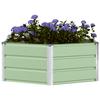Planter Box Pastel Green 129 X 129 X 45 Cm Steel