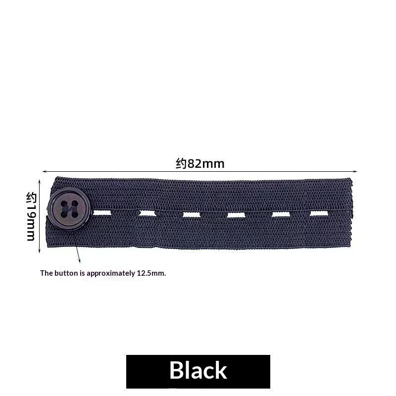 5pcs Unisex Pant Extender Belt Soft Invisible Elastic Waist Extension for Jeans Skirts Trousers Maternity Home Use