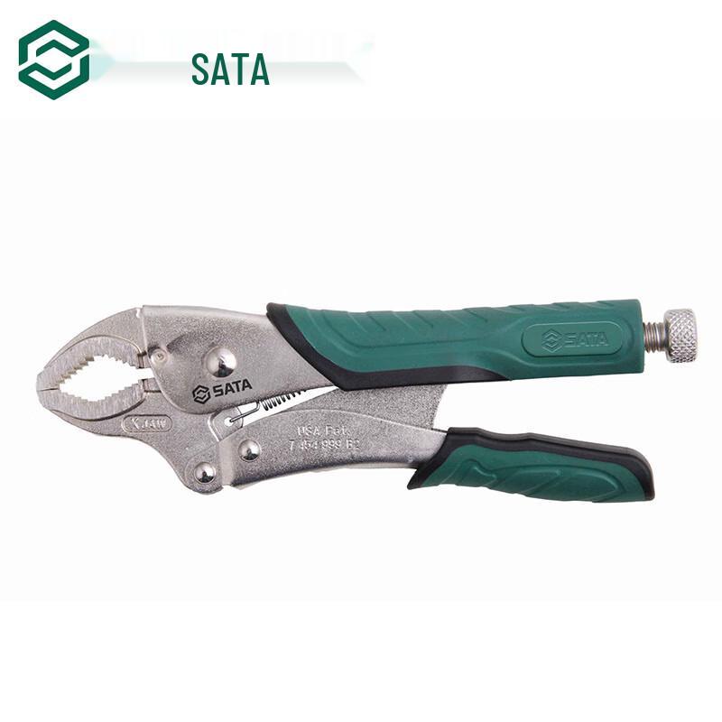 SATA Curved Jaw Quick Release Locking Pliers 10 inch
