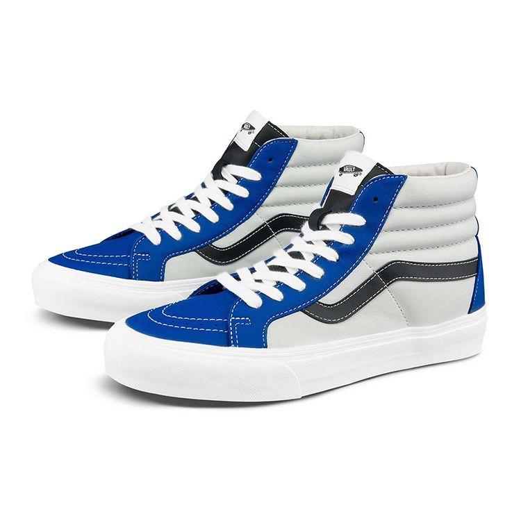 Vans Sk8-Hi Reissue VLT LX Nautical Blue White Unisex Sneakers VN0A4BVHA0H