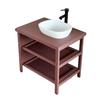 Lavandino per Casa delle Bambole, Mobili in Miniatura Scala 1/12, Set Lavandino Mini da Bagno con Scaffale, Accessori per Casa delle Bambole