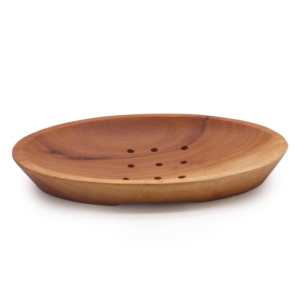 Soap Dish Mahogany Oval