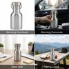 Rustless Steel Water Bottle Wide Mouth Design Water Jug Travel Water Container  Outdoor Enthusiasts