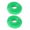 2PCS Green Weed Eater String Compact Nylon Trimmer Line Durable Trimmer Replacement Spool