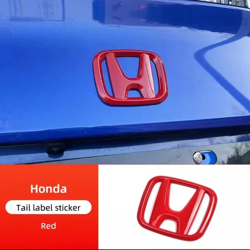 

Honda Car Logo ABS Auto Front Grille Emblem Trunk Sticker Accessories For Honda Accord Civic 8th 9th 9.5th 10th 11th Generation 2017-2022 CRV