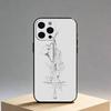 The Sword Creative Pattern   Phone Case For iPhone 17,16,15,14,13,12,11 Plus,Pro Max,XS,Soft Silicone Black Cover