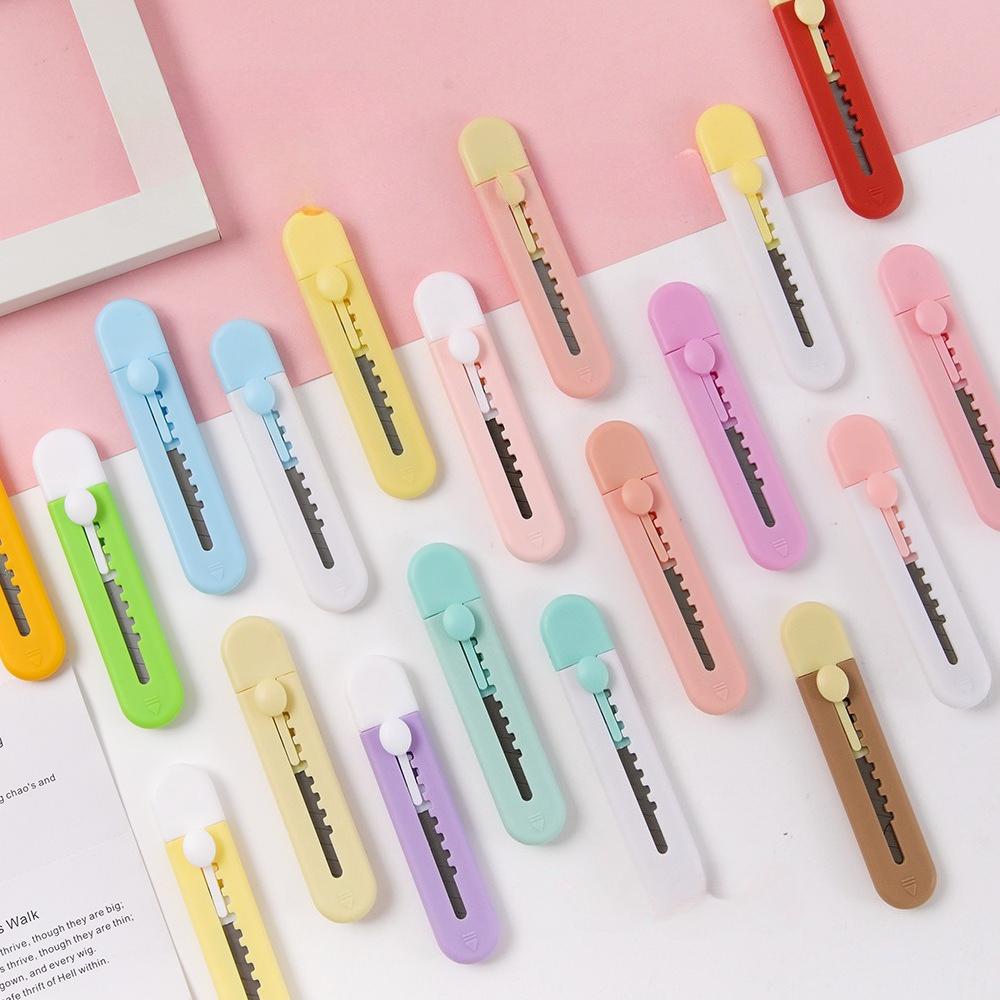 Bonbonfarbenes tragbares Mini-Utility-Messer Hochwertiges Auspack-Expressmesser Studenten-Handarbeit Handkonto Papiercutter