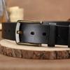 Belt Men'S Leather Pin Buckle Youth Casual Business Belt First Layer Cowhide Jeans Belt
