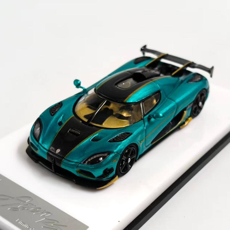 TPC 1:64 Scale Agera RS Simulated Alloy Toy Car Model Display Decorative Piece Classic Collectible
