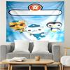 The-Octonauts Print Tapestry, Backdrop, Easy Setup, Ideal for Bedroom, Office & Living Room, with Aesthetic Wall Hanging Decor.