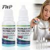 Edelstahl Identifikations Tropfen 1/2 Stück 15ML Testflüssigkeit, 200-304 Einfach zu verwendende Flüssigkeitstropfen, Metalltest-Geschirr Analyse-Lösung für Küchenlabor