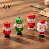 Cute Holiday Miniatures for Seasonal Decor Mini Christmas Figurines, Small Dollhouse Decorations, Micro Landscape Accessories DIY Projects Ornaments,