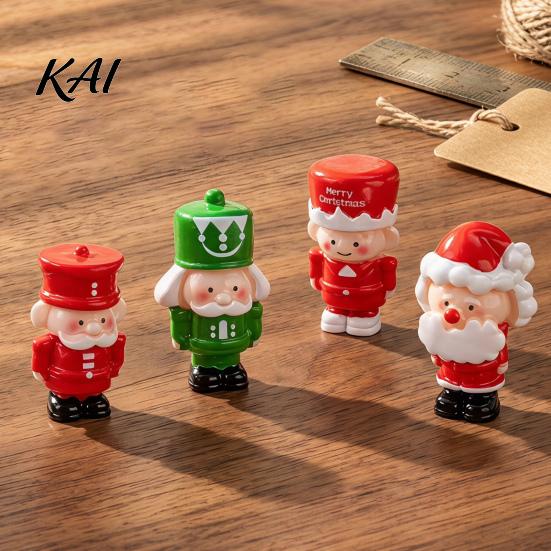 Cute Holiday Miniatures for Seasonal Decor Mini Christmas Figurines, Small Dollhouse Decorations, Micro Landscape Accessories DIY Projects Ornaments,