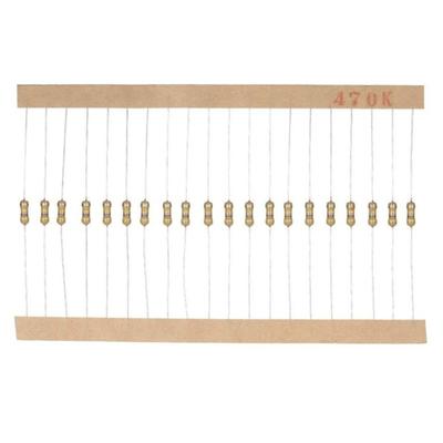 1500 pezzi 1/4W Resistore al carbonio 5% 1R~10M Pacchetto di elementi resistivi plug-in Resistori a film di carbonio