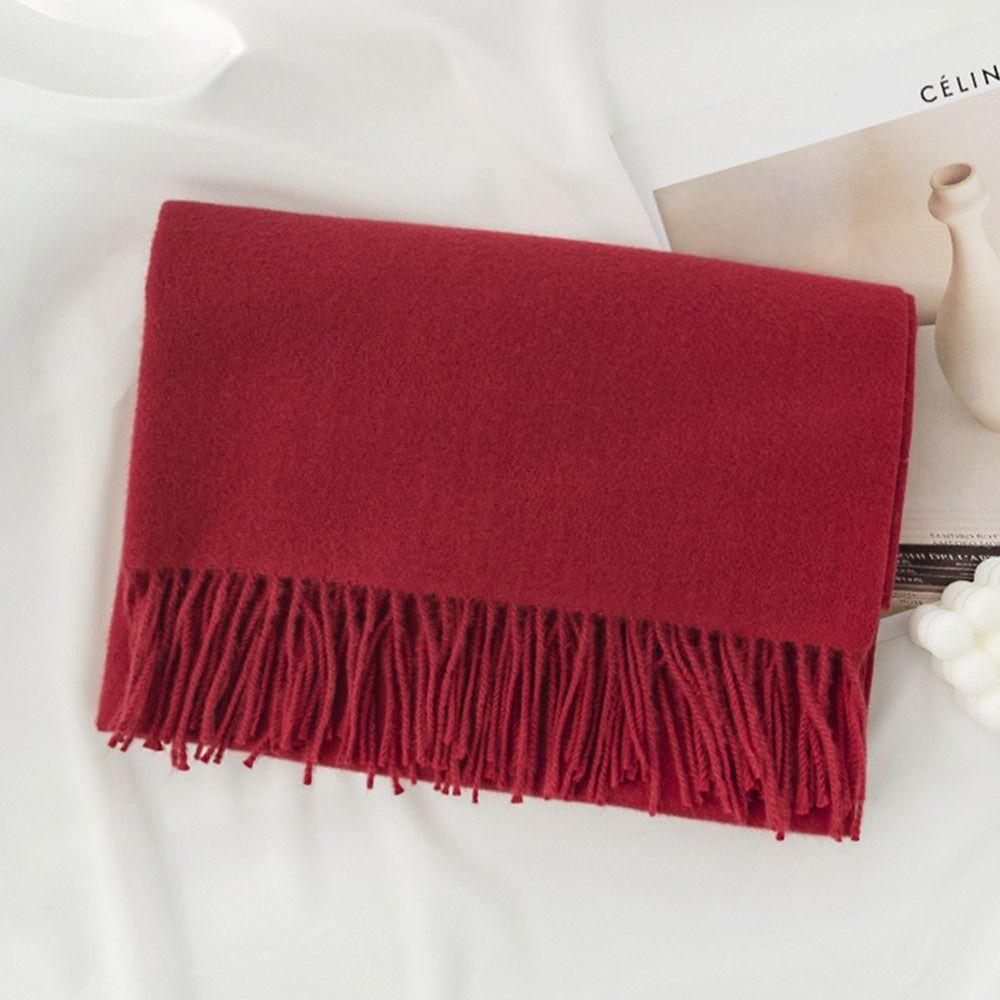 All-Match Long Scarf Tassel Headkerchief Fashion Hijab  for Men Women