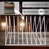 Multifunctional Triangle CD Storage Rack, Vinyl Record Holder for Desk, Bookshelf Organizer for Books/Magazines, Space-Saving