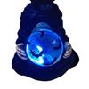 The Death Gods Crystal Ball Halloween Grim Reaper Statue with Flying Bats Crystal Ball Gothic Figurine Halloween Home Decor