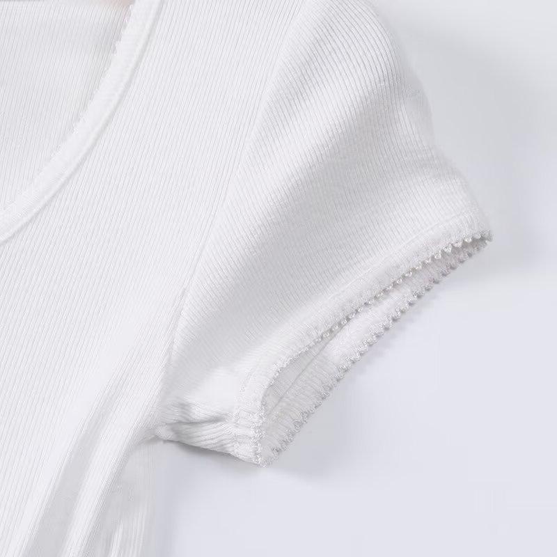BM&MD&ZA Women's Casual Crew Neck Short Sleeve T-Shirt - Spring/Summer Collection
