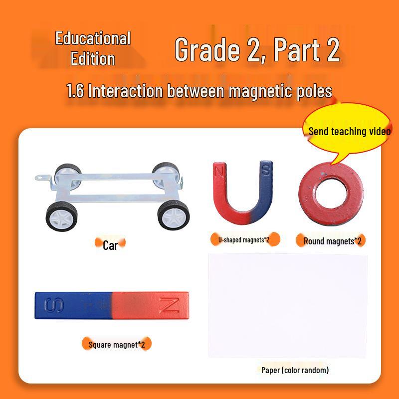 

Набор по естествознанию для второго класса: Набор для экспериментов с магнитными полюсами