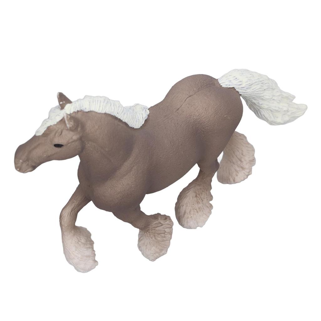 Pferdefigur Hohe Simulation Reichhaltige Details Langlebiger Kunststoff Stabil Weit verbreitetes Pferdespielzeug für Kinder