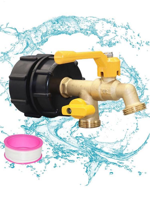 IBC Tote Hose Adapter Coarse Thread Brass IBC Adapter IBC Tote Valve Adapter Water Tote Replacement Parts Water Tank Hose