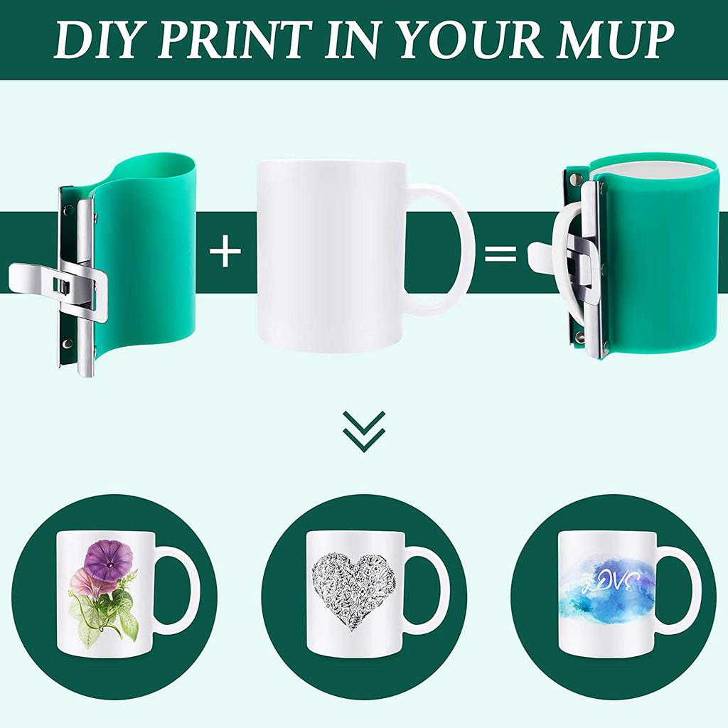 Transfer Mug Holder Multipurpose Safe Durable Silicone Heat Press Mug Clamp