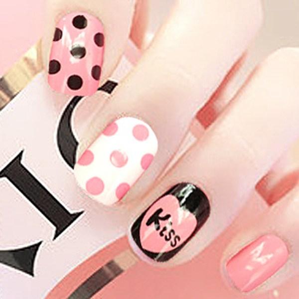 

Типсы для ногтей Market Sensibility с разнообразным рисунком, 24 шт., тип 3, 1 набор