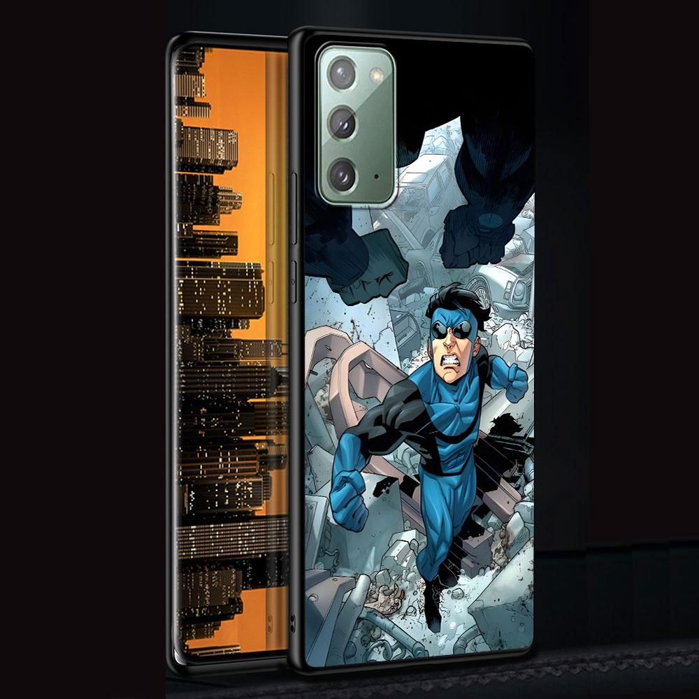 Invincible Comic Case for Samsung Galaxy Note 20 Ultra 8 10 Lite 9 TPU Phone Cover Note 10 Plus Black Soft Shell Funda Capa