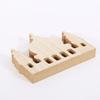 Wodden Ramadan Wooden Ornament Handmade Eid Party Props Simple Eid Mubarak Ornament  Scene Props