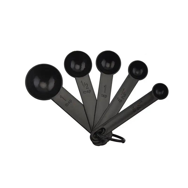 

Stainless Steel Handle Measuring Cup Stackable Spoon Measuring Spoon with Dial Plastic Set for Measuring Dry Liquid Ingredients measuring spoon-5pcs/set