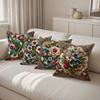 Colorful Floral Pillowcases for SofaSuitable for Sofa Car Bedroom Decorative Cushion Cover Pillow Cover