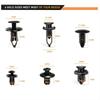 6 Size 60Pcs Auto Fastener Clips for Mitsubishi Motors Asx Lancer X Outlander Xl Pajero Sport 4 L200 Carisma Mazda Axela Atenza