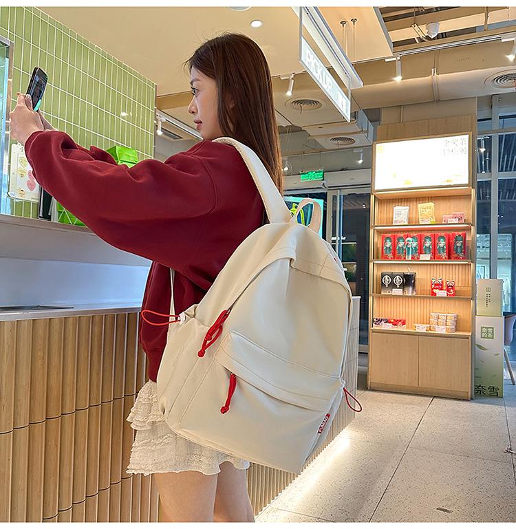 Korean-Style Large Capacity Backpack for Women & Students - Ideal for High School, University, or Commute
