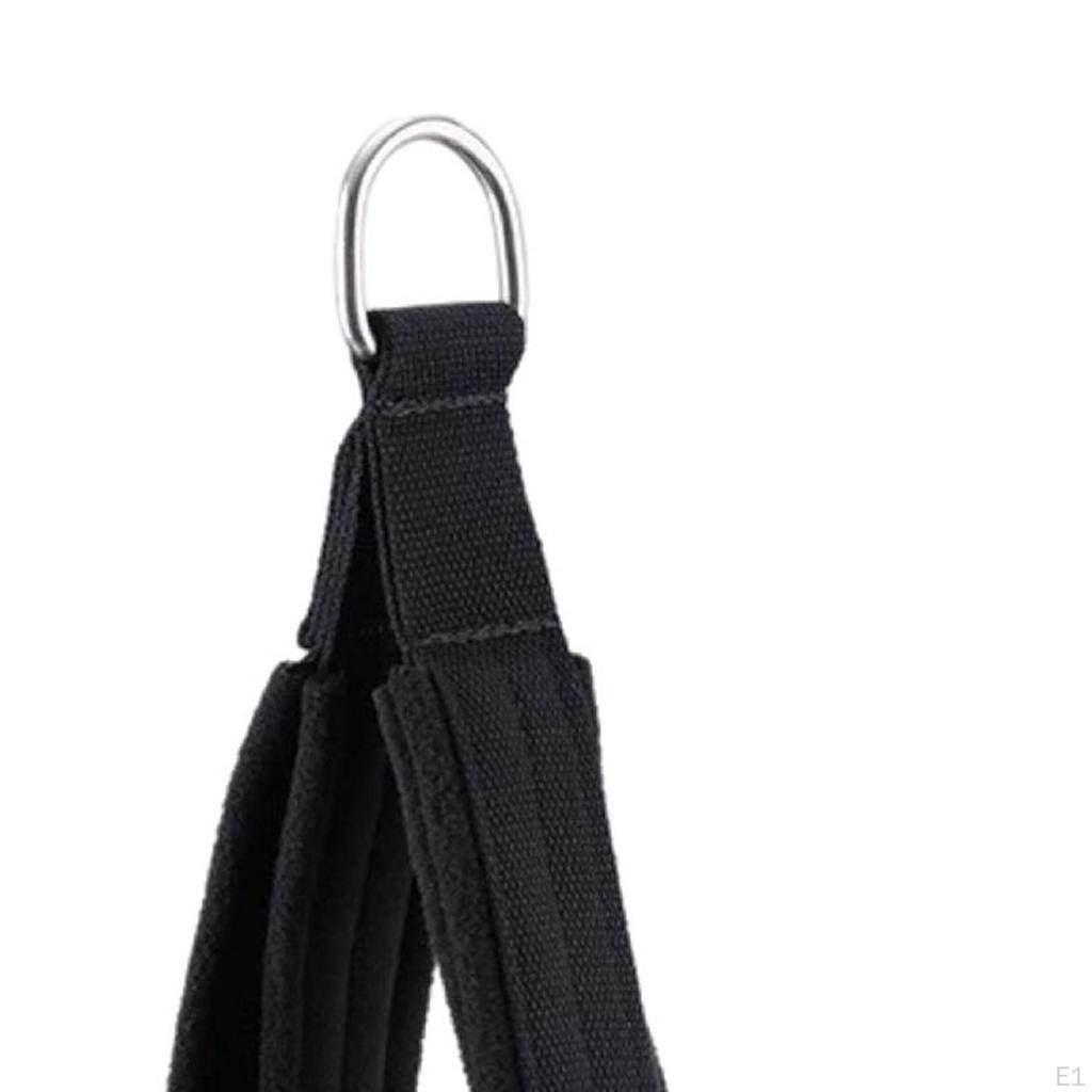 2 Pieces Double Loop D Straps for Reformer Padded Handle Feet Fitness Equipment