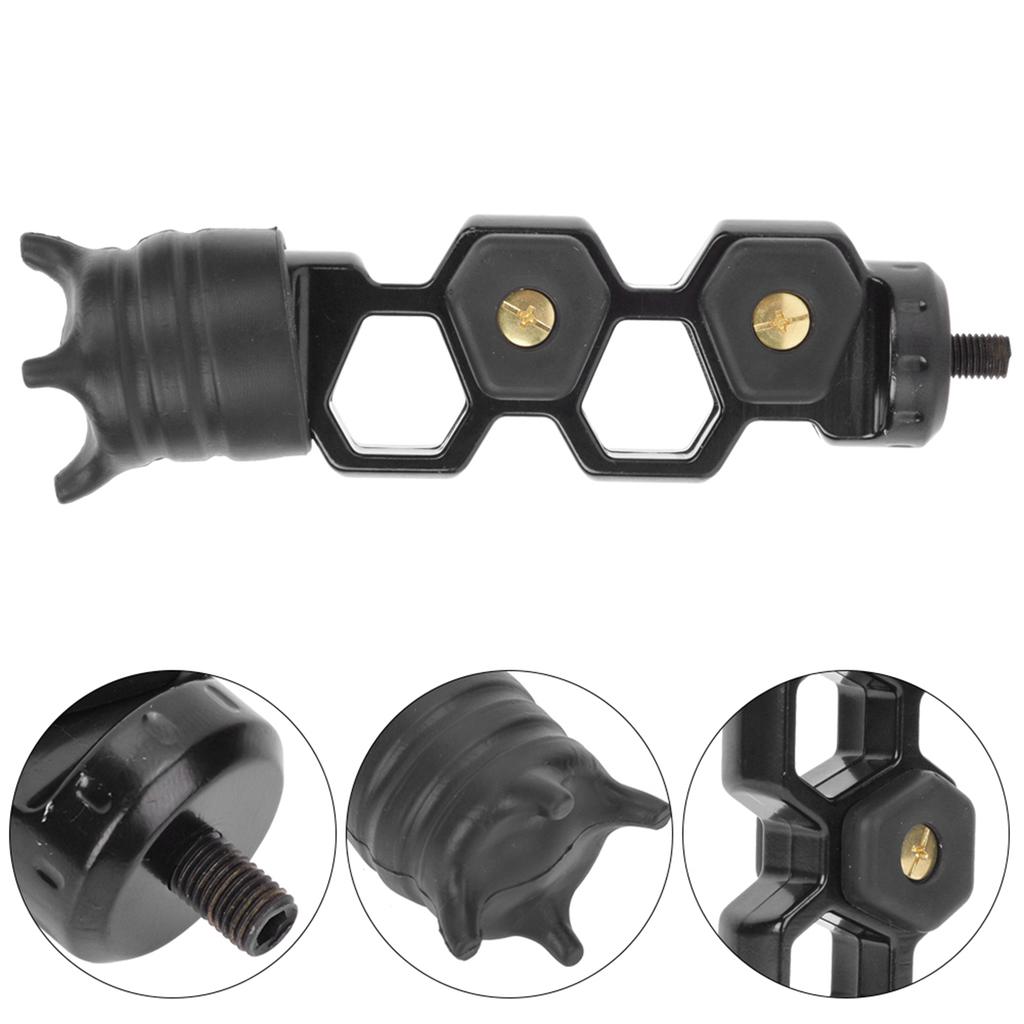 1 Stück Gummi Bogenschießen Stoßdämpfer Vibrationsdämpfer Absorber für Compoundbogen Jagd Schießzubehör schwarz