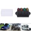4 Way Blade Fuse Holder Box Waterproof with 4pcs Fuse for 12V24V Auto Car Marine Boat