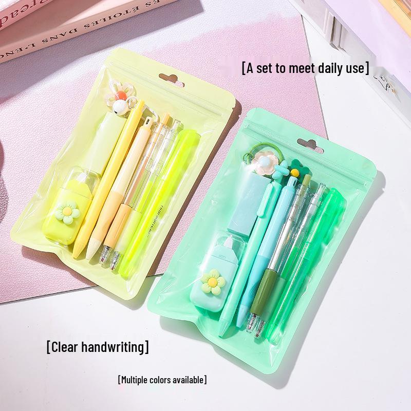Colorful Macaron Stationery Set: 8-Piece Back-to-School Gift for Students