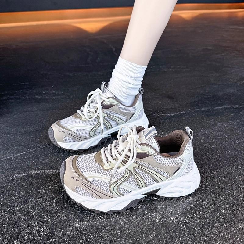 Fashion dad shoes women's autumn and winter new versatile mesh casual breathable platform sports shoes casual women's shoes