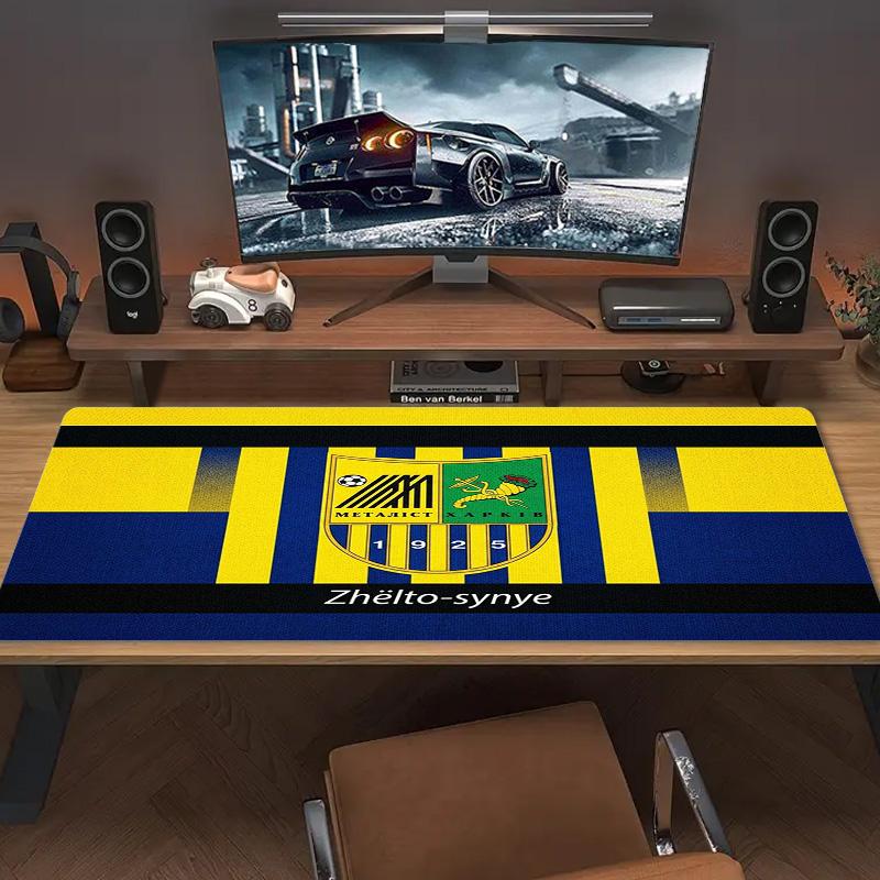 FC Metalist Kharkiv Color Mouse Pad Large Gaming Table Cushion Non-slip Laptop Tablet Big Mousepad XXL Mat Mini PC Playmat With Lock edge