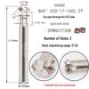 45° CNC Insertable Inner/Outer Chamfer Tool with Up/Down Back-Reaming Holder