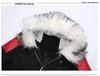 Men's Long Cotton Coat with Big Fur Collar, Thickened, 2018 Fashion.