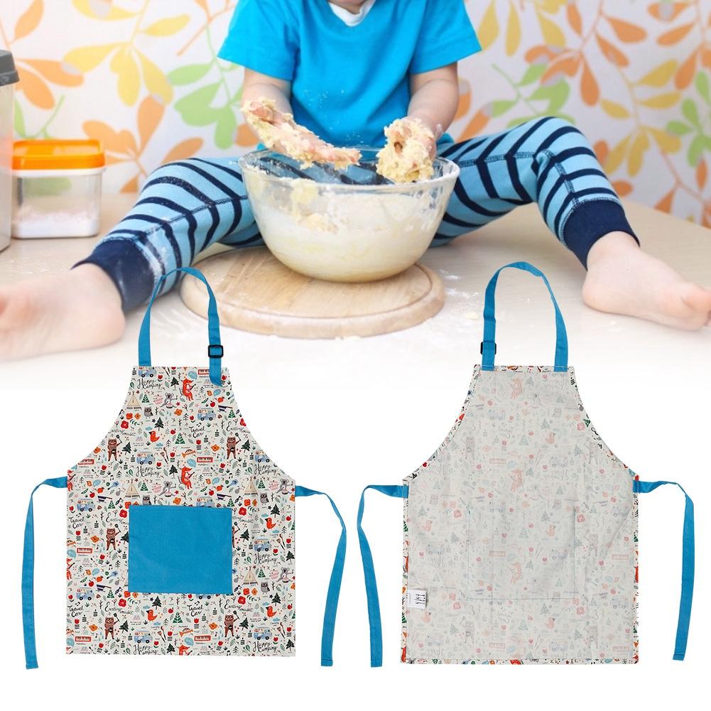 Children Kids Cooking Baking Painting Apron Chefs Kitchen Home
