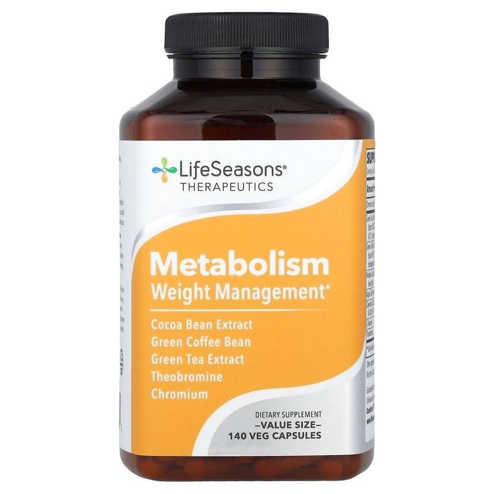 LifeSeasons Metabolism Weight Management Veggie Capsules 140 Tablets 1 Pcs Ingredients: May Be Subject To Change At | 140 Tablets 1 Pcs