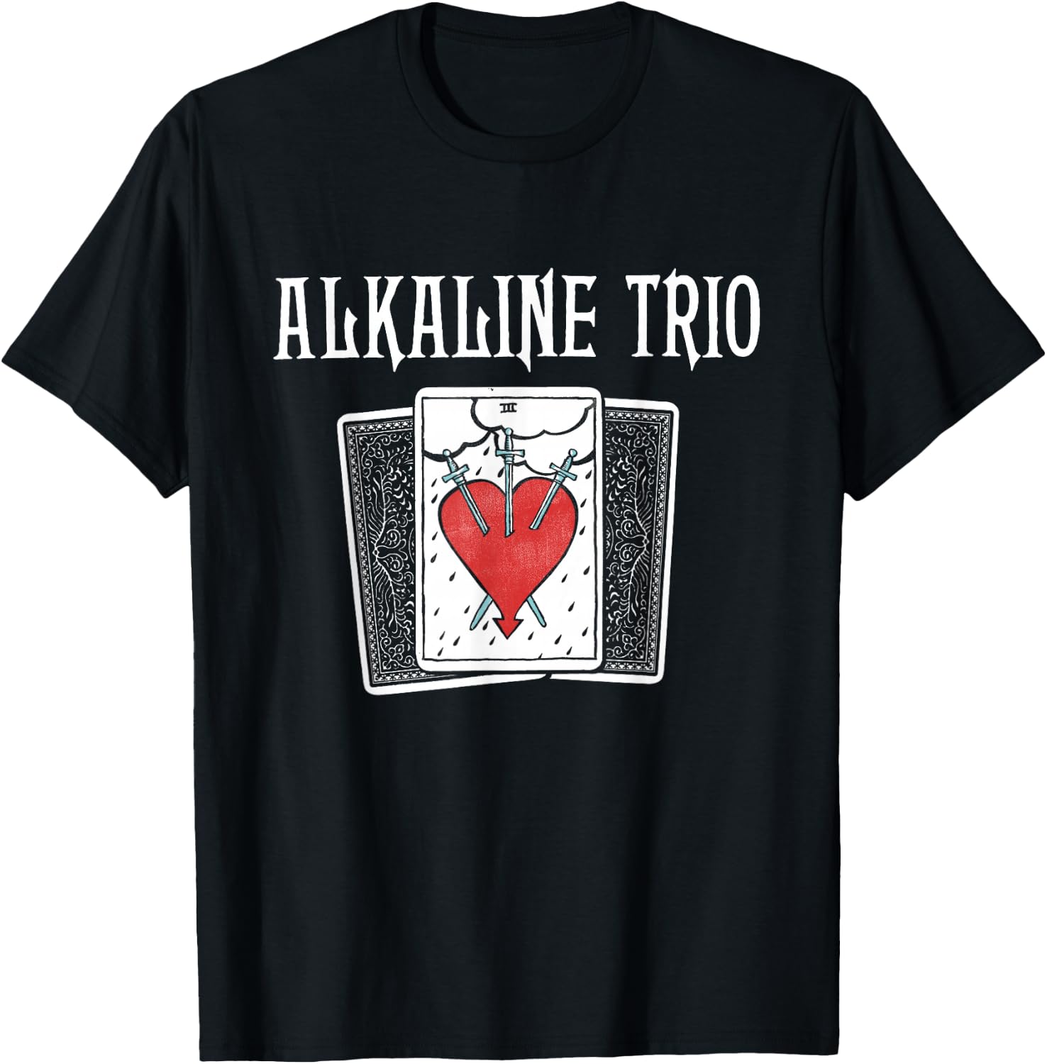 Alkaline Trio - Official Merchandise - Tarot Card T-Shirt Unisex T-Shirt XXXL