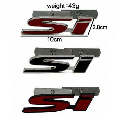 Honda Civic SI 3D Metal Grille Modification Badge